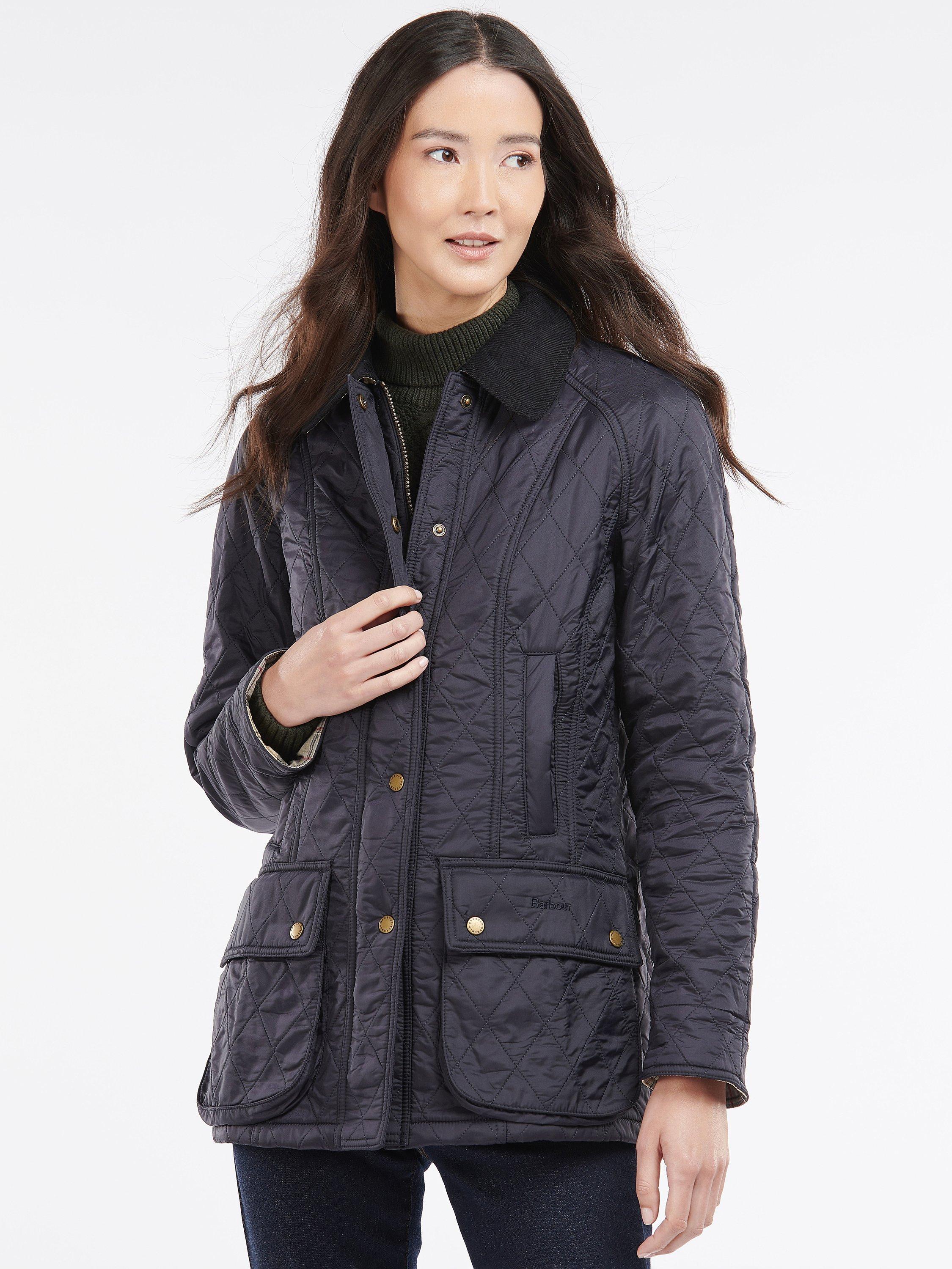 Barbour Beadnell Quilted Jacket, Navy