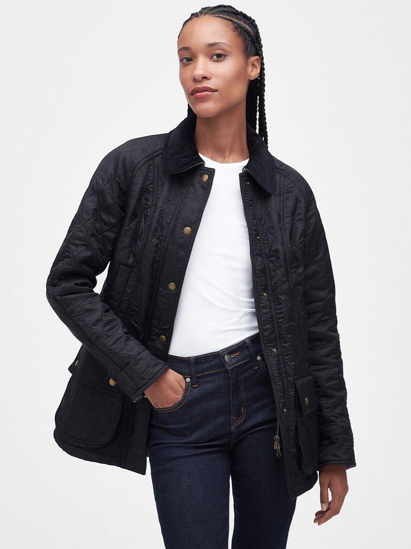 Barbour Beadnell Quilted Jacket, Black