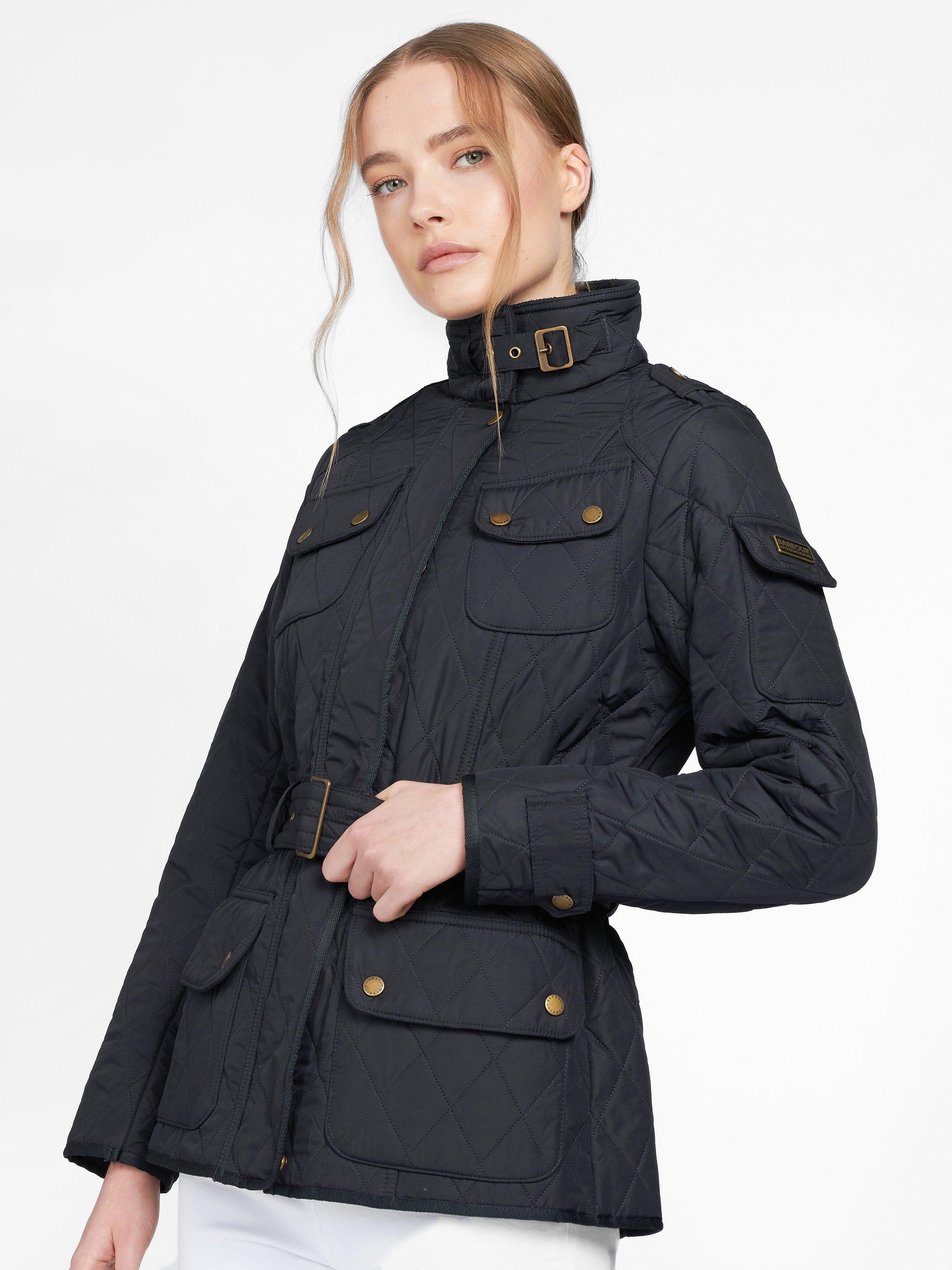 Barbour International Tourer Polar Quilted Jacket, Navy
