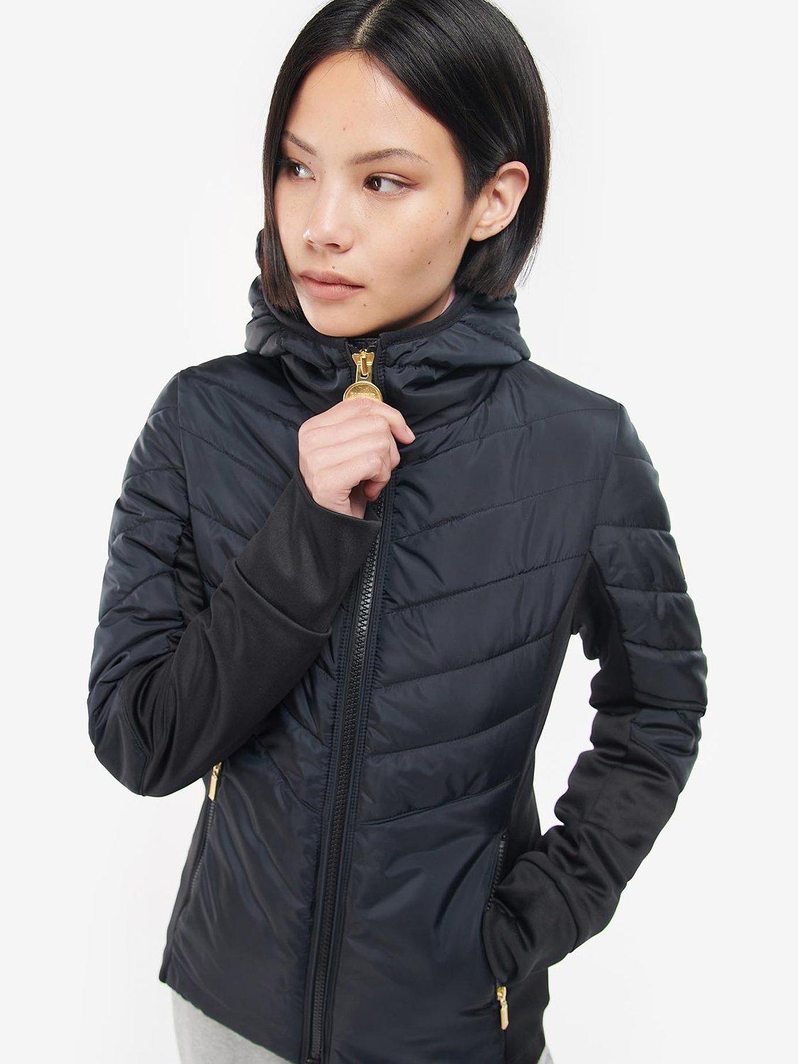 Barbour International Allen Quilted Sweatshirt, Black