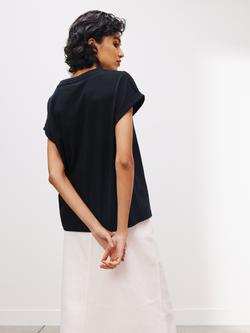 AND/OR Cotton Tank T-Shirt - view 2, Black