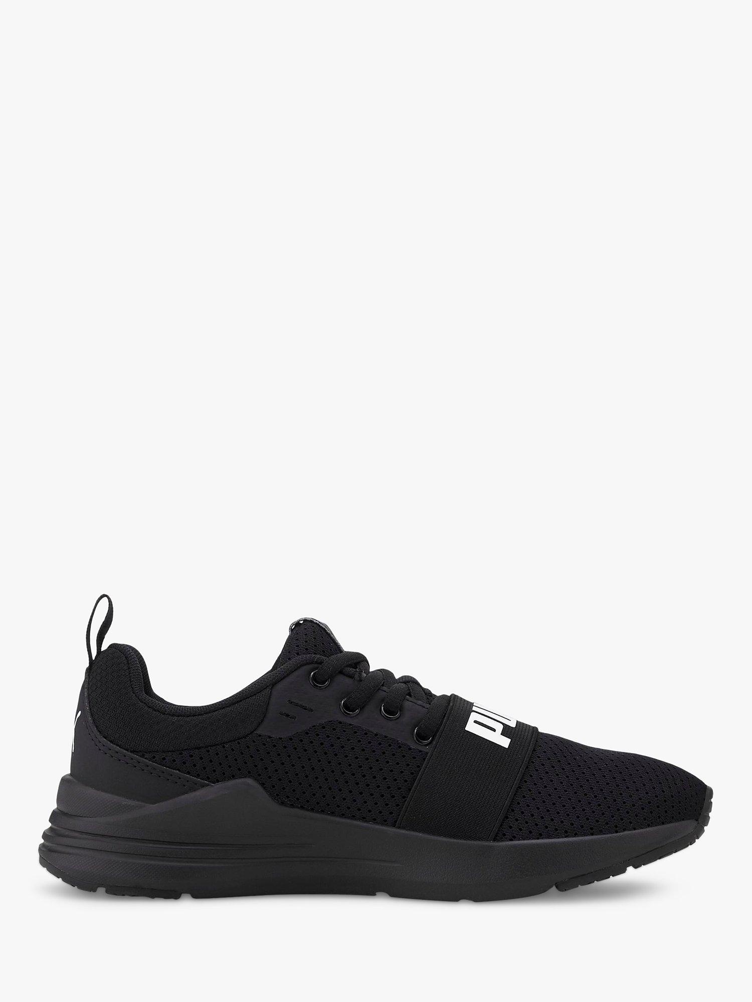 PUMA Kids' Wired Run Pure Trainers, Puma Black/Puma White