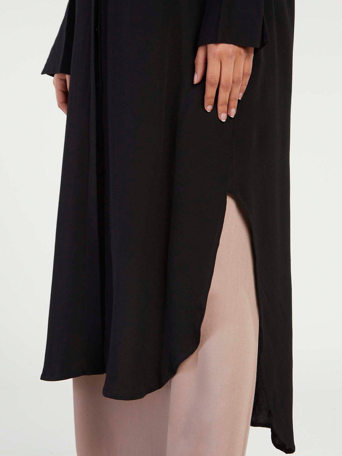 Product image 5 of 5, which shows Aab Midi Shirt Dress, Black, S