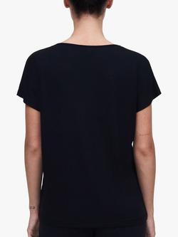 Femilet Jazz Short Sleeve Lounge Top - view 2, Black