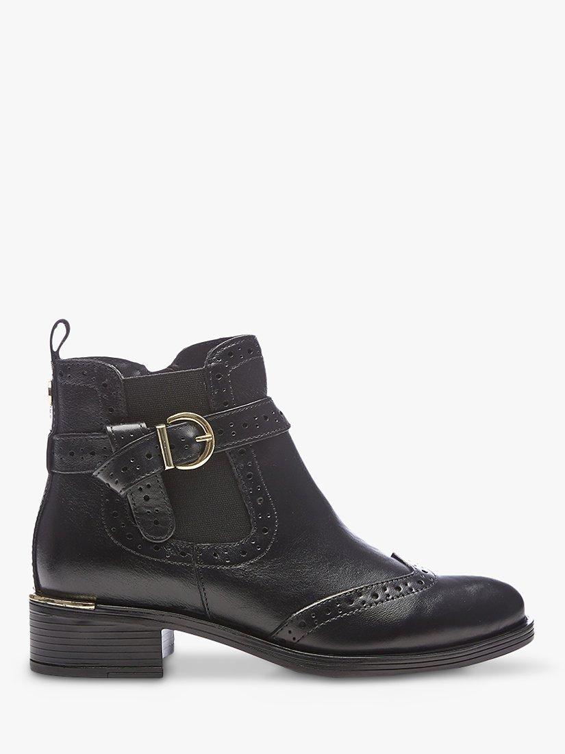 Moda in Pelle Mikara Leather Ankle Boots, Black