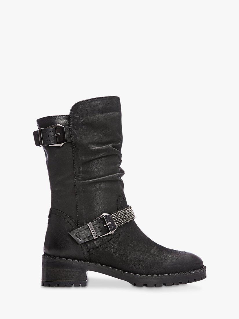 Moda in Pelle Elsee Nubuck Ankle Boots, Black