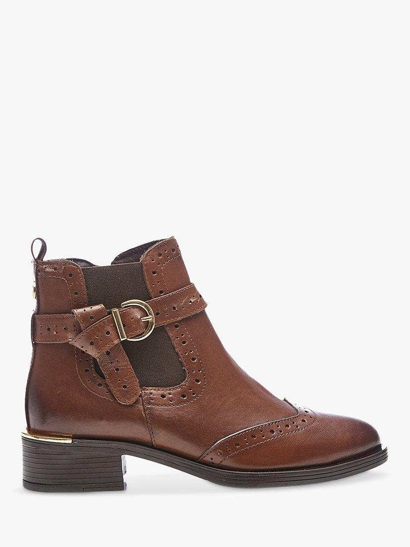 Moda in Pelle Mikara Leather Ankle Boots, Tan