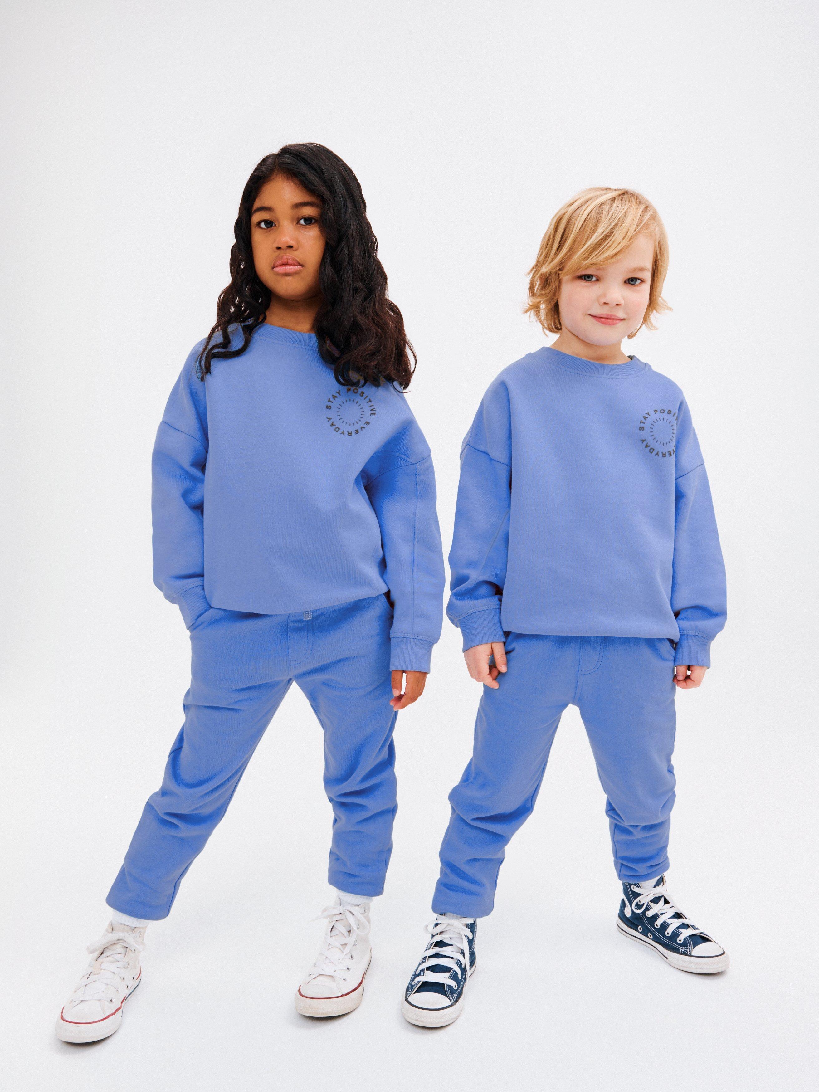 John Lewis Kids' Stay Positive Everyday Sweatshirt
