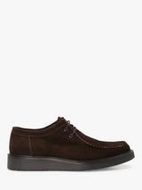 Dune Wide Fit Slating Leather Oxford Shoes Black