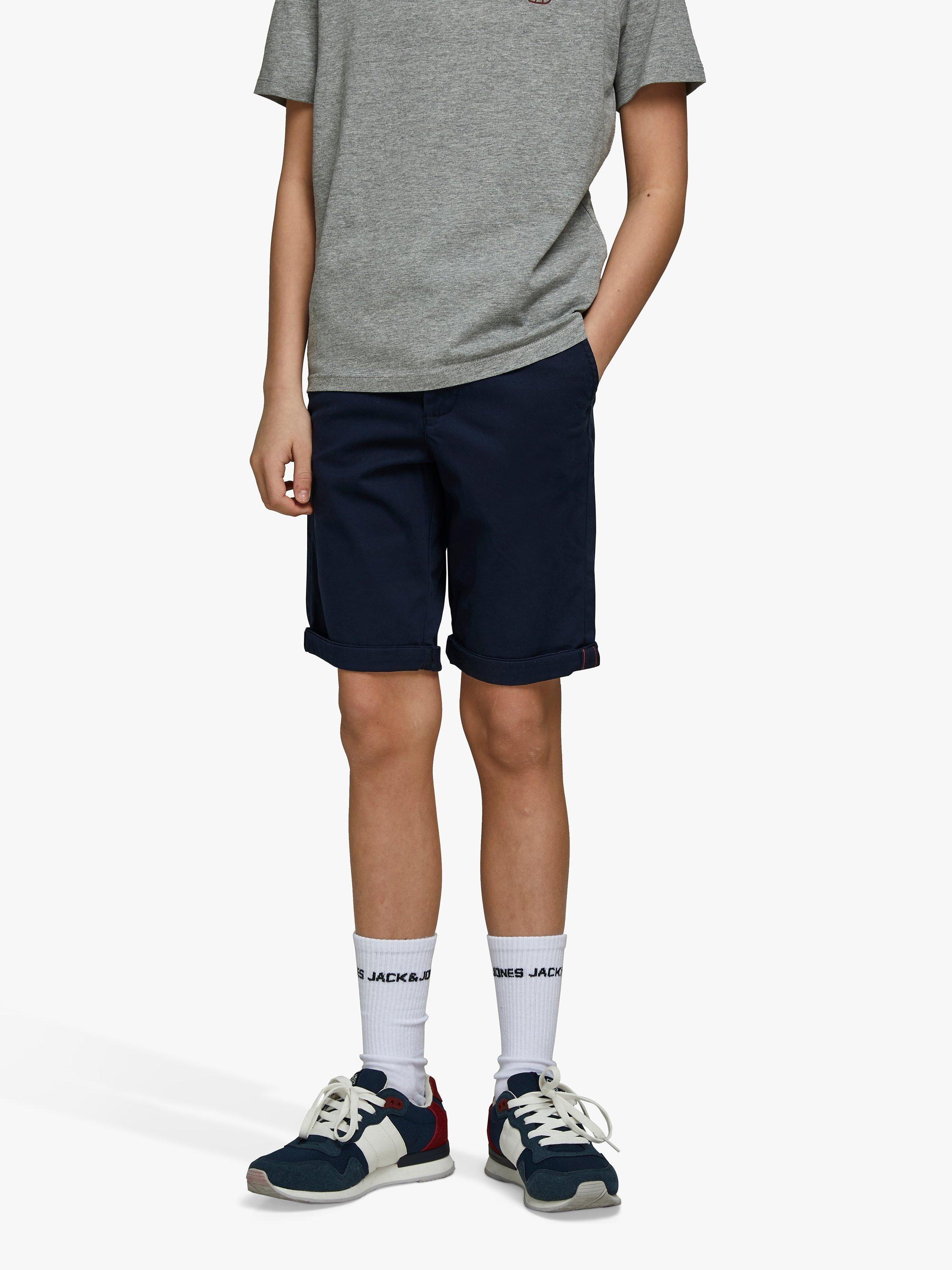 Jack & Jones Kids' Chino Shorts, Blue Navy