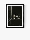 EAST END PRINTS Hali Igwelaezoh 'Wine and Friends' Framed Print