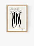 EAST END PRINTS Hali Igwelaezoh 'Abstract Vase' Framed Print