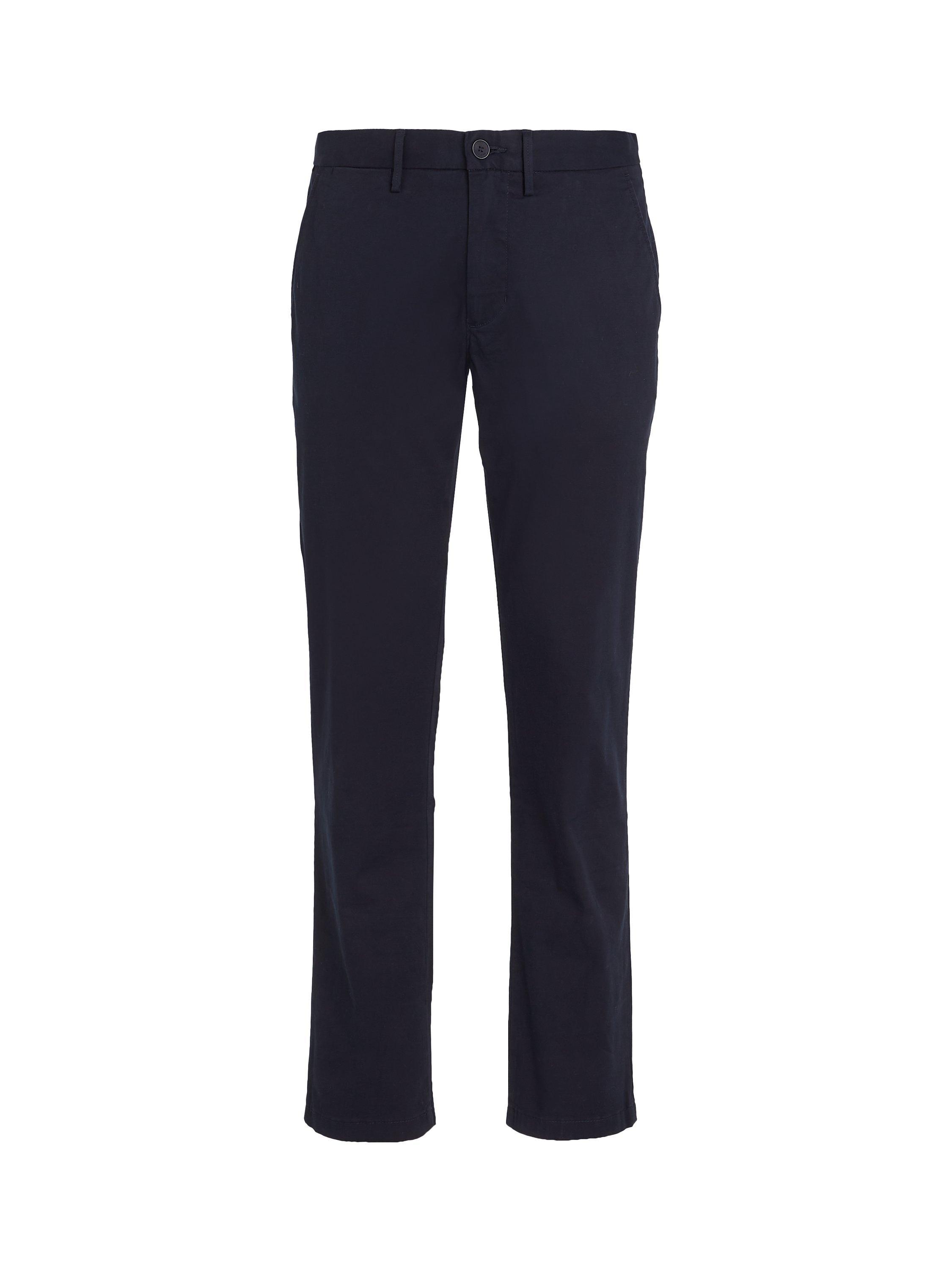 Product image 4 of 5, which shows Tommy Hilfiger Straight Fit Denton Chinos, Desert Sky, 30S