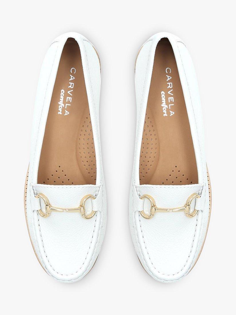 Carvela Comfort Click Loafers White