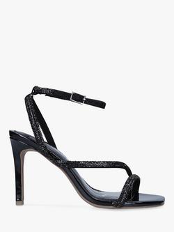 Carvela Paparazzi Embellished High Heel Sandals, Black