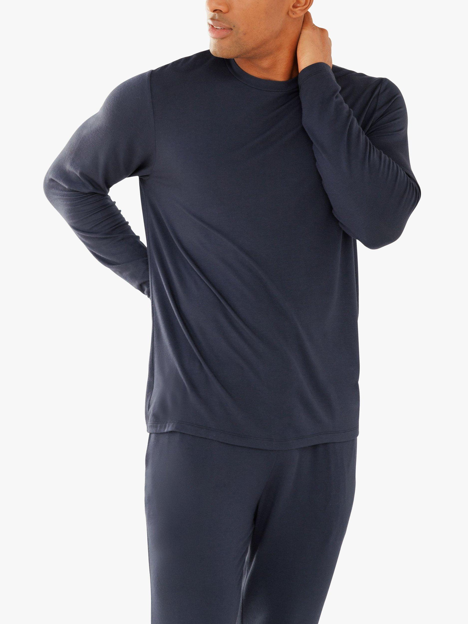 Chelsea Peers Long Sleeve Top & Joggers Lounge Set, Navy