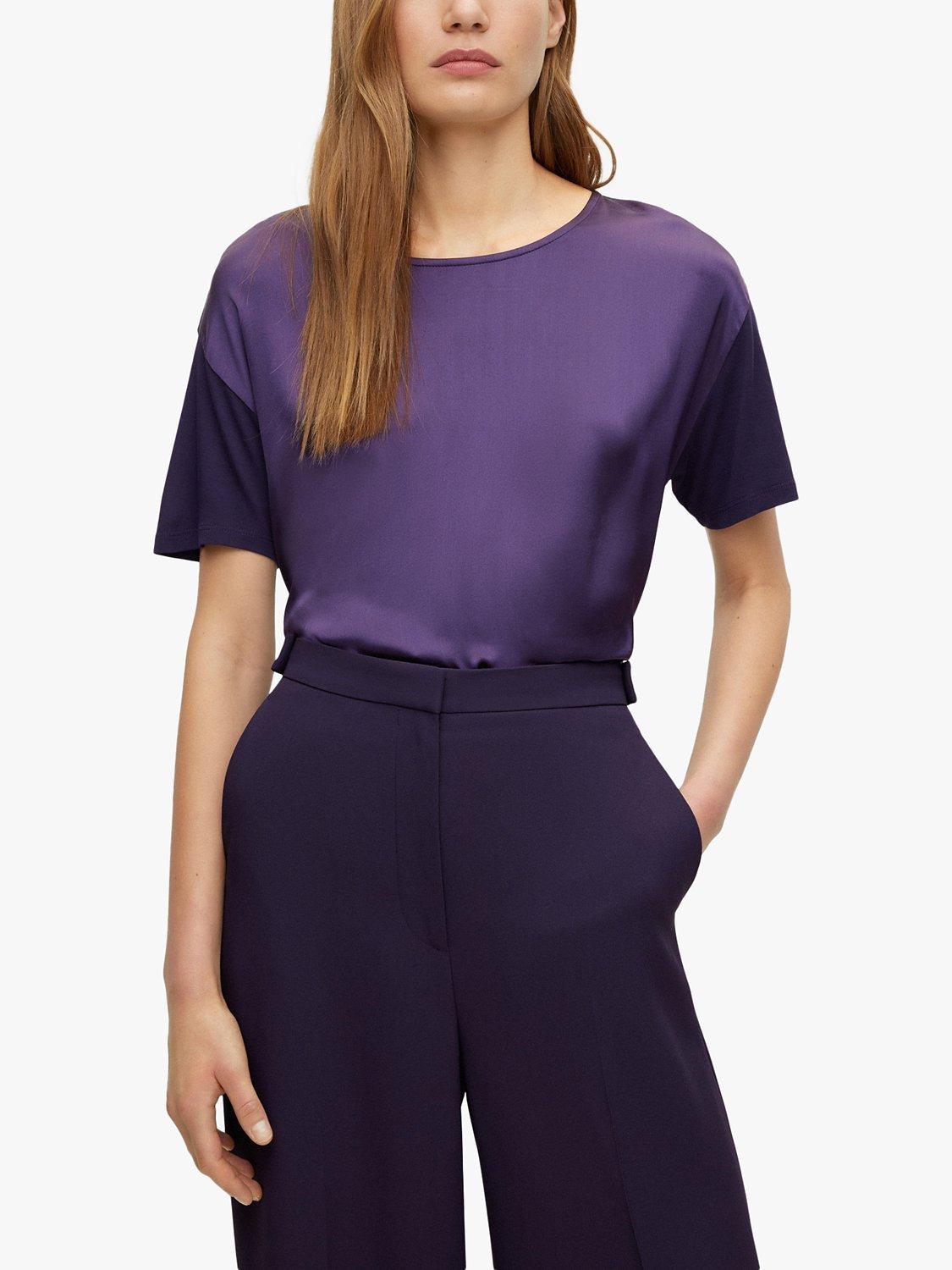 HUGO BOSS Esandy T-Shirt, Dark Purple