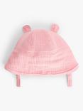 John Lewis Baby Muslin Ears Hat