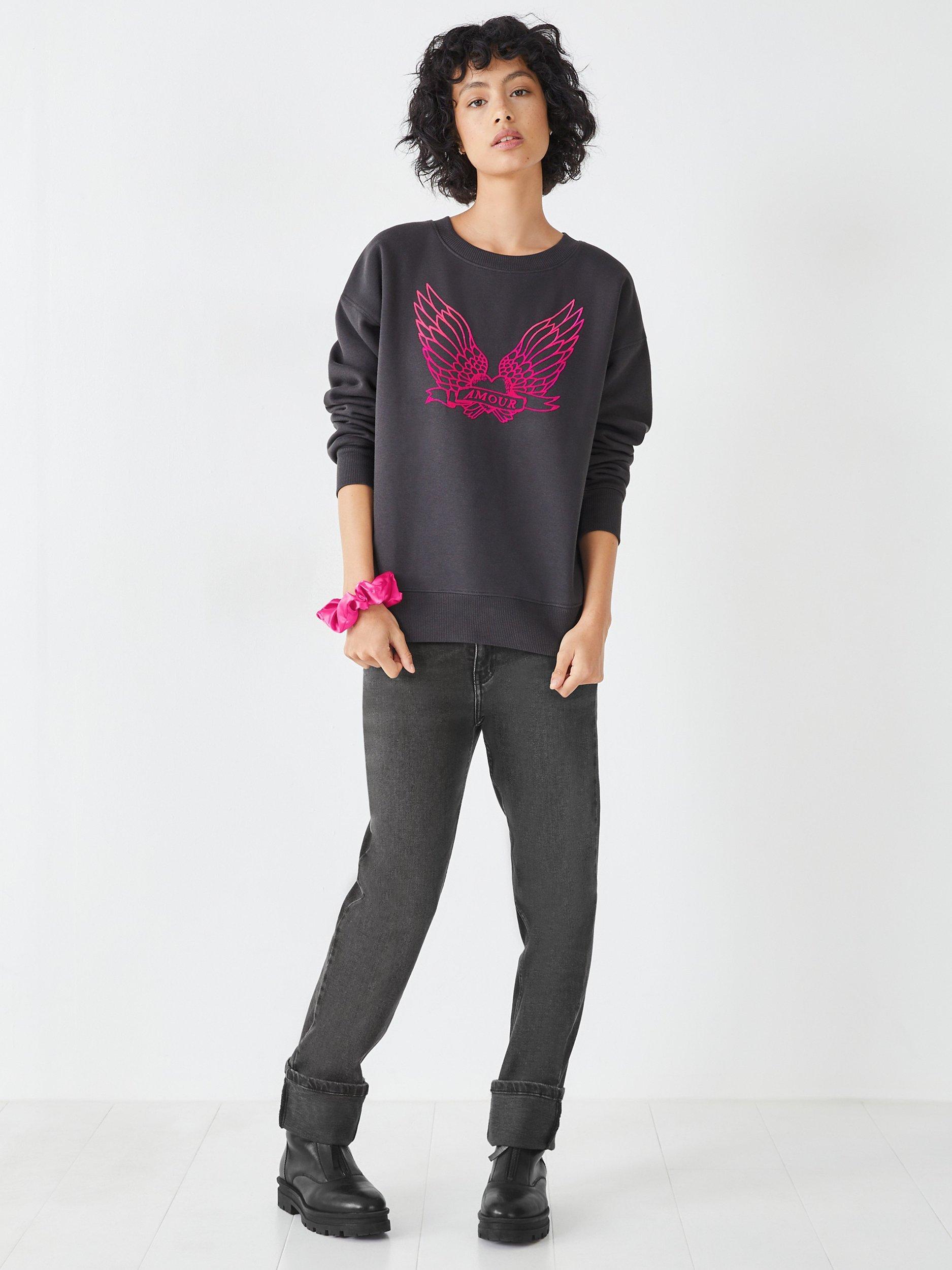 Hush biker sweatshirt sale