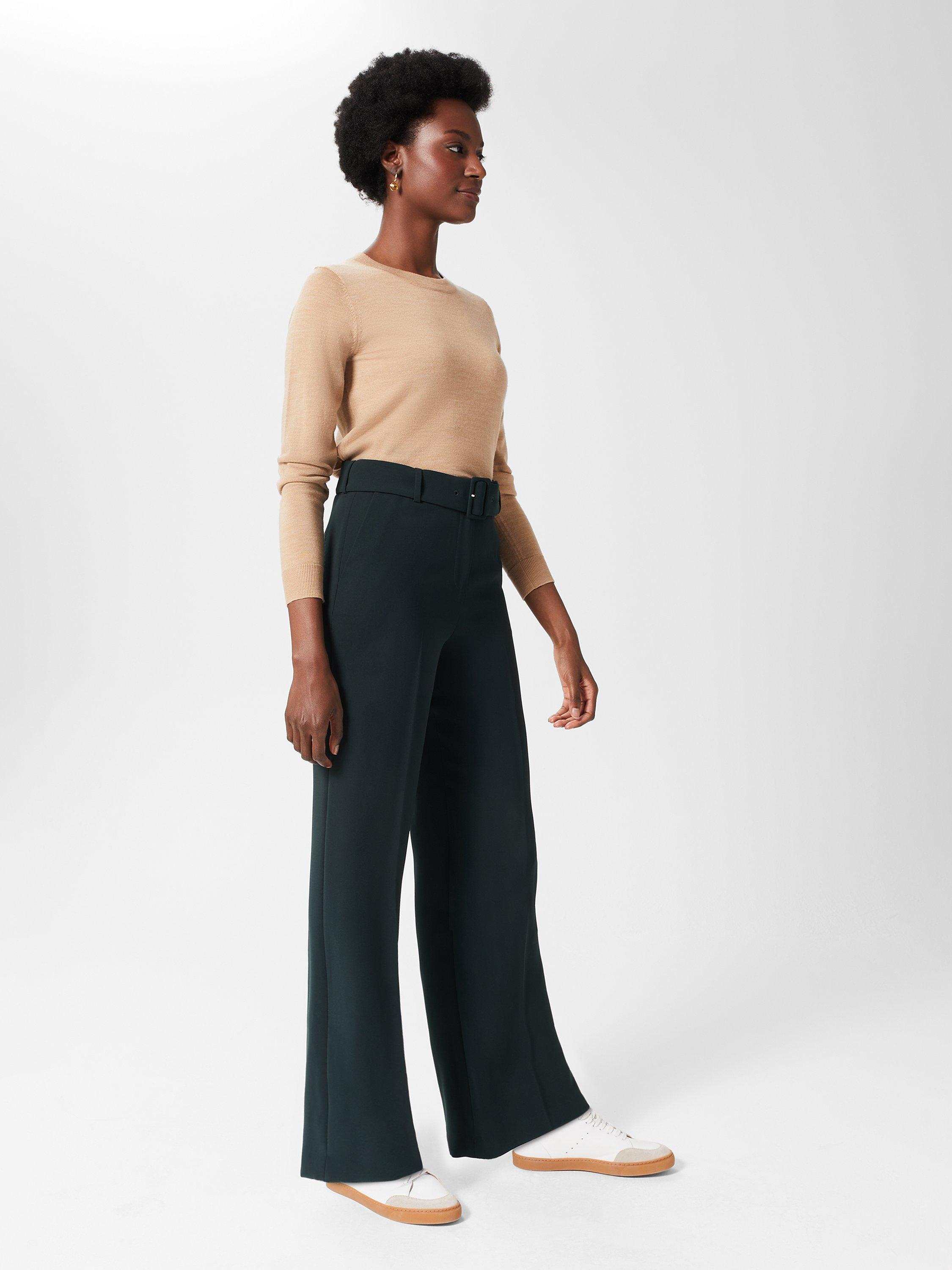 Product image 3 of 4, which shows DREW WIDE TROUSER GNDK