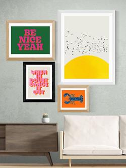 EAST END PRINTS ShowMeMars 'When In Doubt Dance It Out' Framed Print - view 2, Black Frame