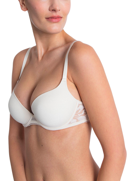 Maison Lejaby Sin Push Up Bra - view 2, Milk