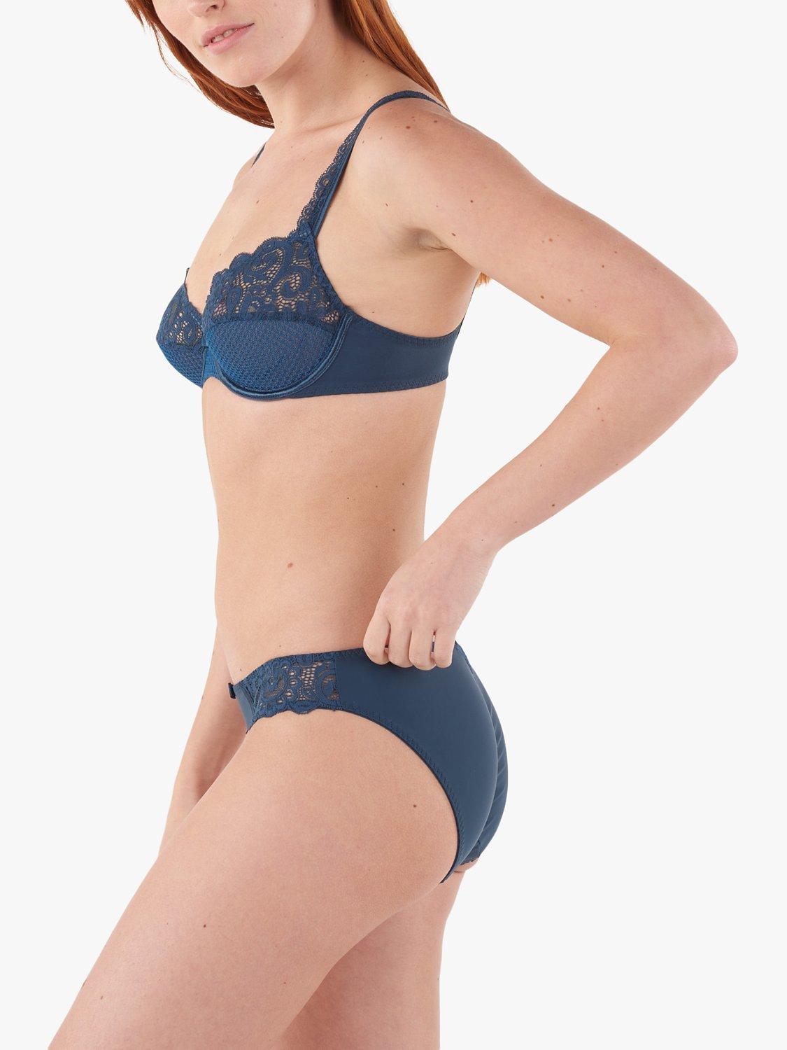 Product image 5 of 6, which shows Maison Lejaby Gaby Bikini Briefs, Nuit Bleue, XS