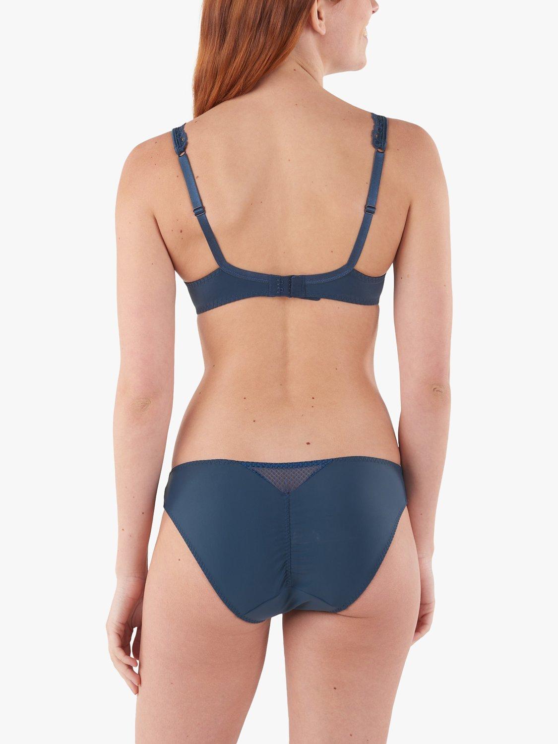 Product image 6 of 6, which shows Maison Lejaby Gaby Bikini Briefs, Nuit Bleue, XS
