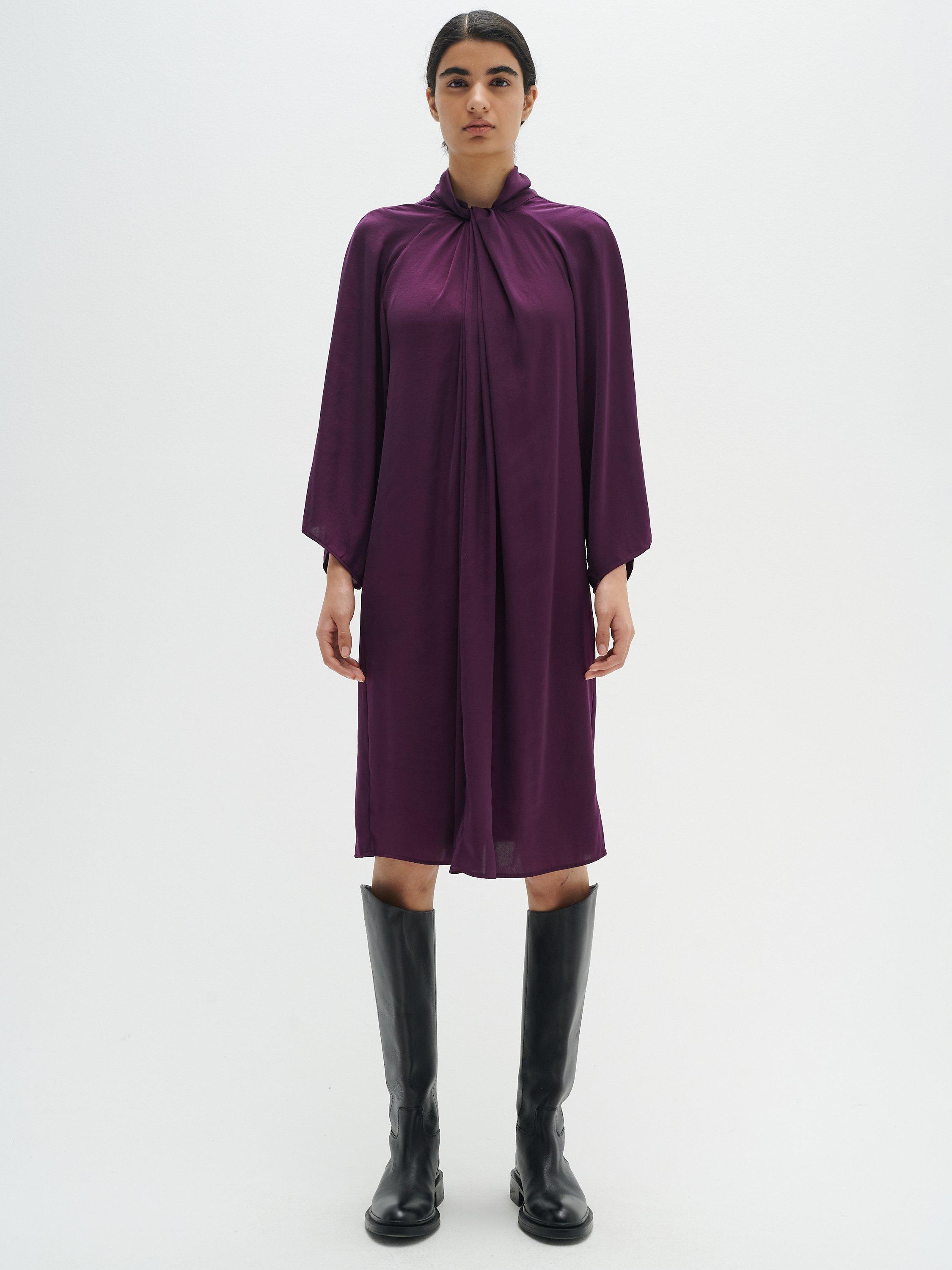 InWear Koto Knot Detail Dress, Winter Bloom