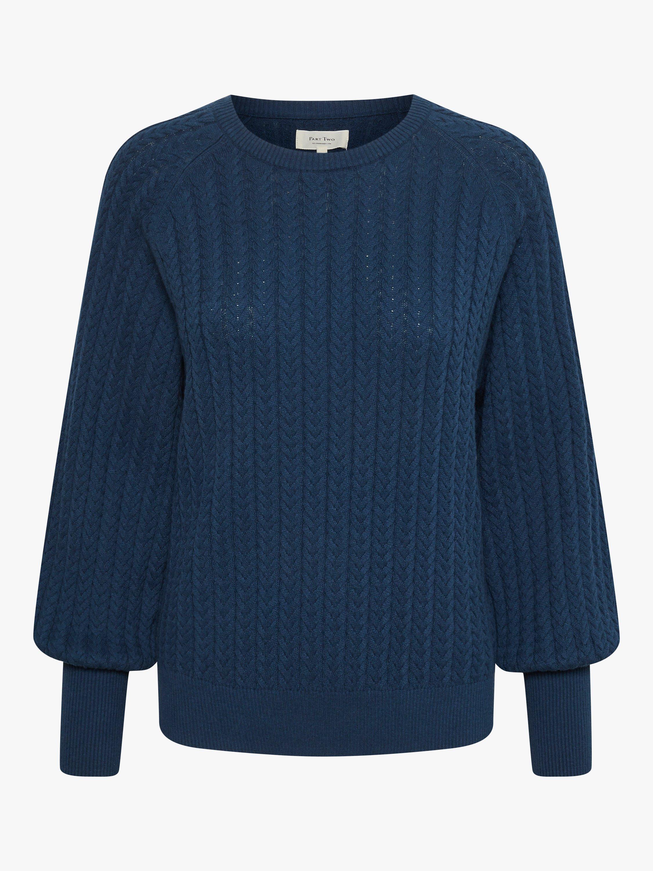 Part Two Thilda Cashmere Blend Jumper, Moonlit Ocean