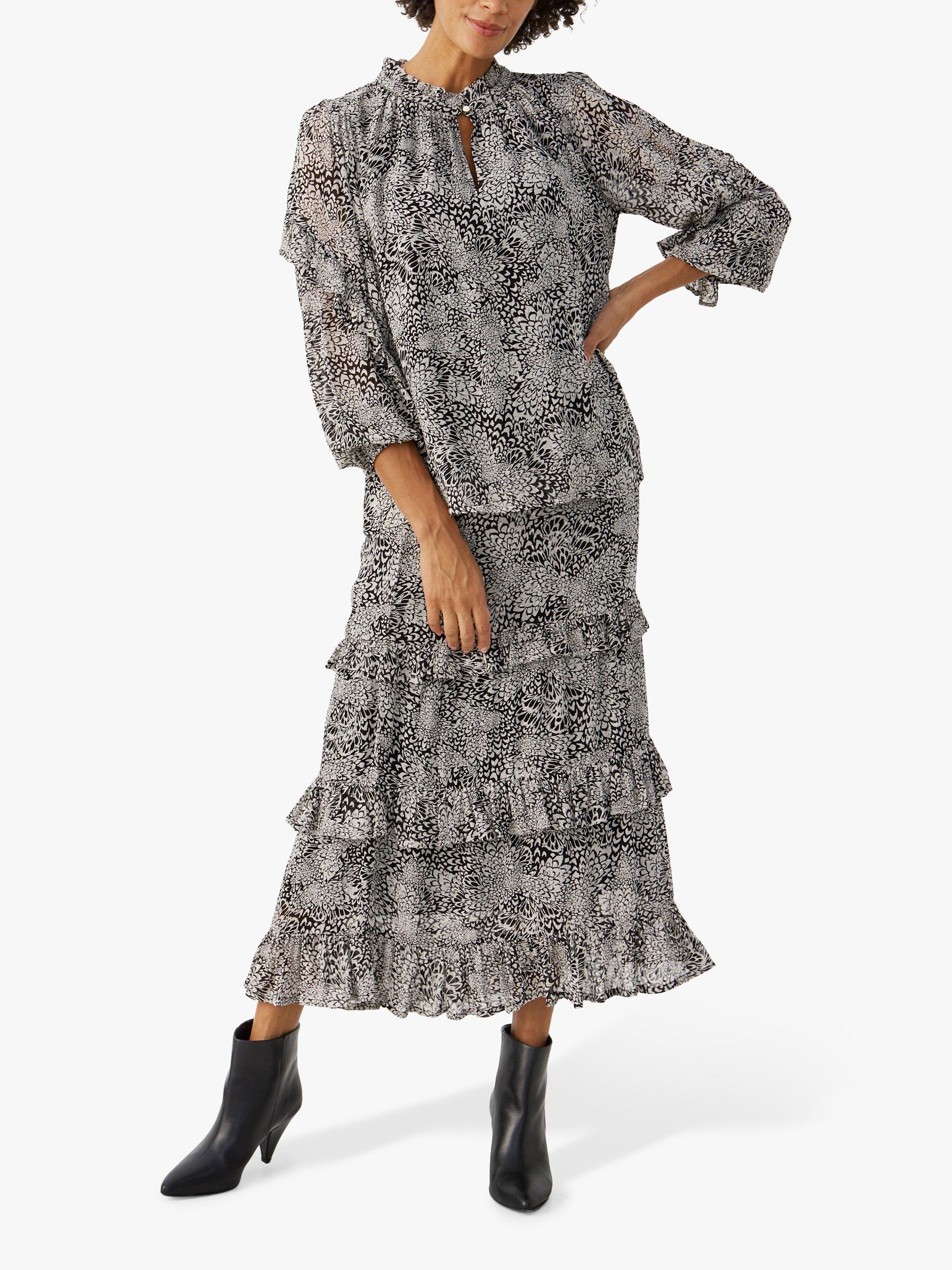Part Two Thira Floral Blouse, Rain Fea
