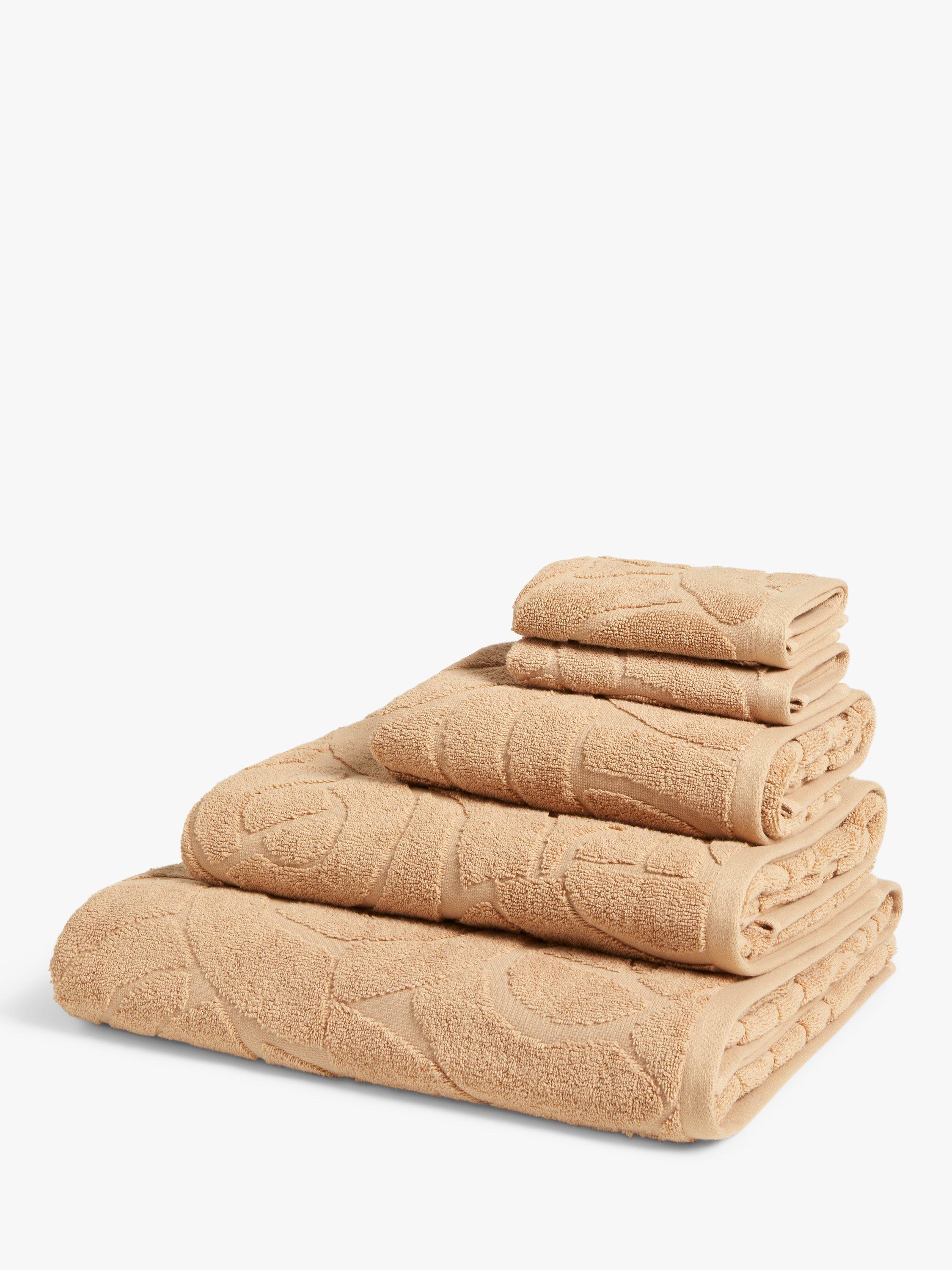 John Lewis Verve Bath Towel, Terracotta