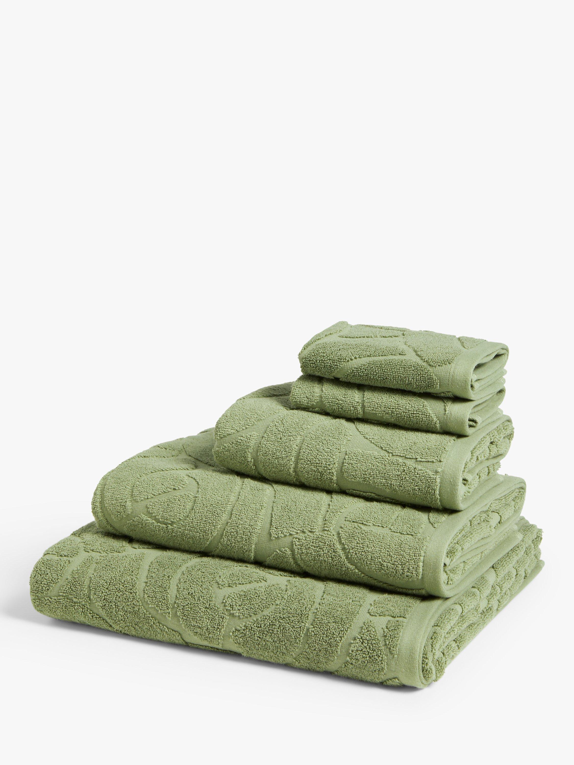 John Lewis Verve Bath Towel, Avocado