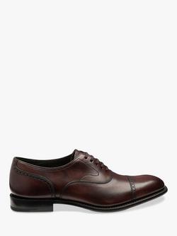 Loake Hughes Oxford Shoes, Burgundy