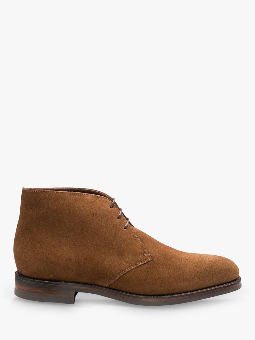 Loake Pimlico Suede Chukka Boots Brown