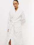 John Lewis Waffle Unisex Bath Robe, White