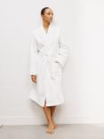 John Lewis Boutique Waffle Unisex Bath Robe, White
