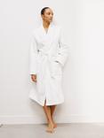 John Lewis Waffle Unisex Bath Robe, White