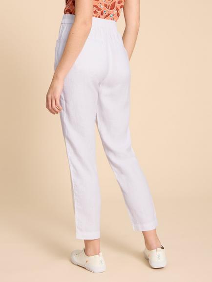 White Stuff Rowena Linen Trousers - view 2, White