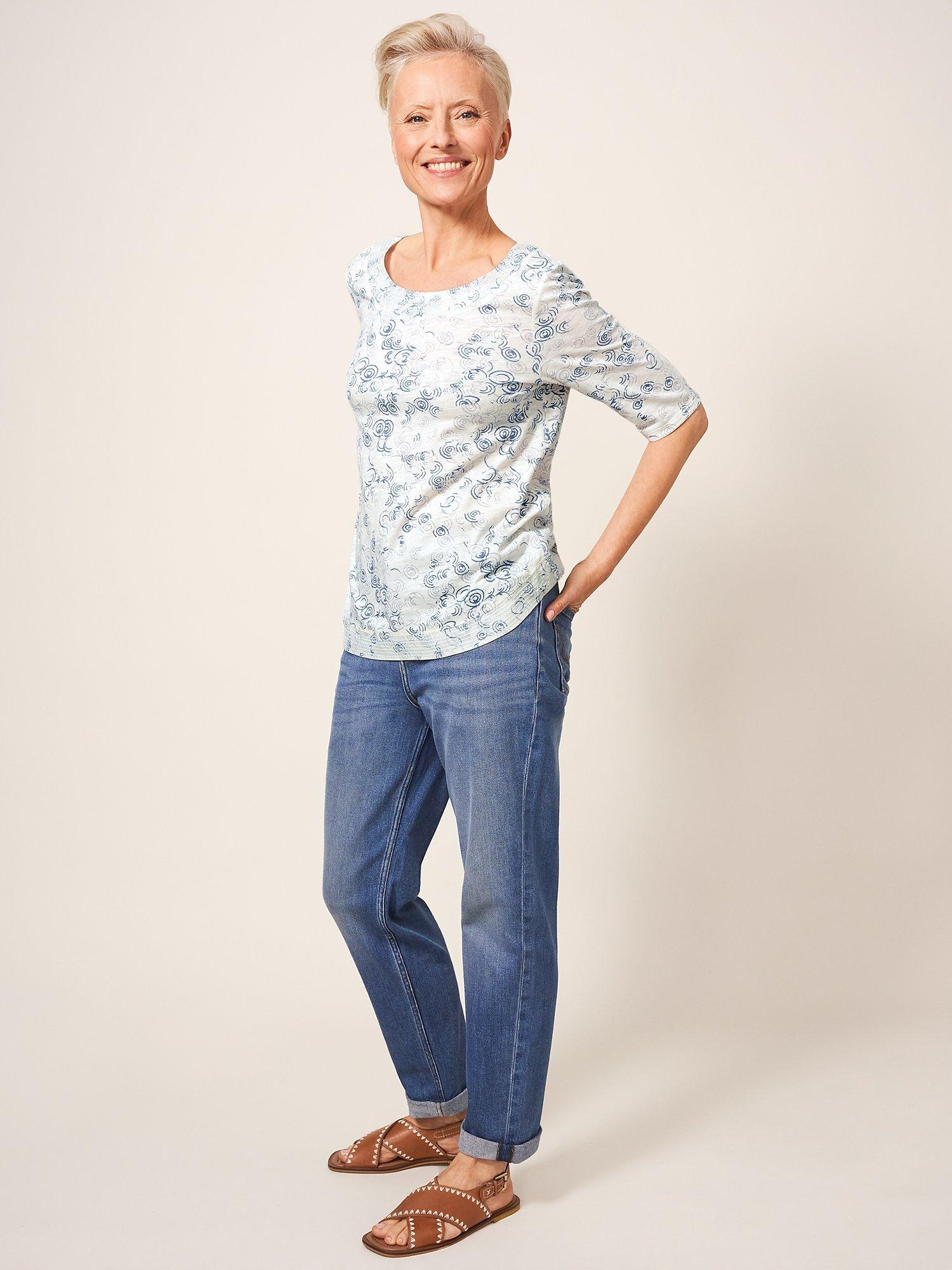 White Stuff Weaver Jersey Top, White