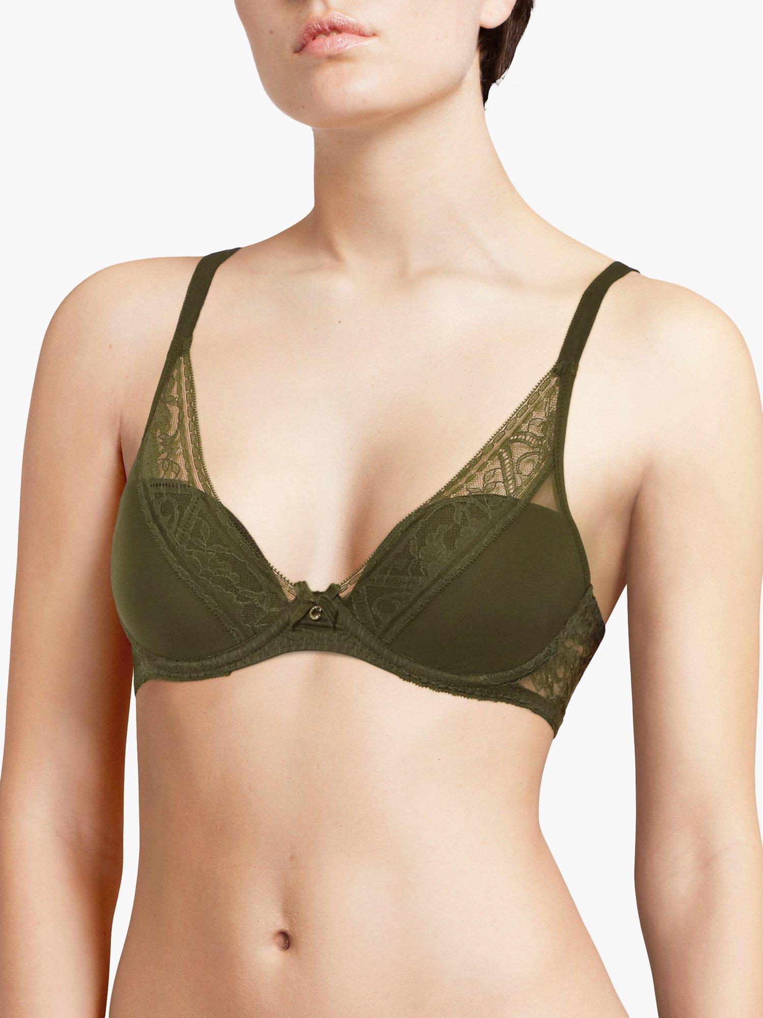 Chantelle Alto Plunge Bra, Khaki, 34F