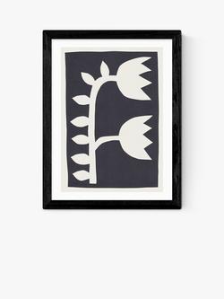 EAST END PRINTS Alisa Galitsyna 'Black Tulips II' Framed Print, Black Frame