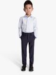 Reiss Kids' Hope Modern Fit Trousers, Navy