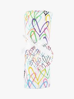 From Babies with Love Baby Organic Muslin #Lovewall Swaddling Shawl, Multi