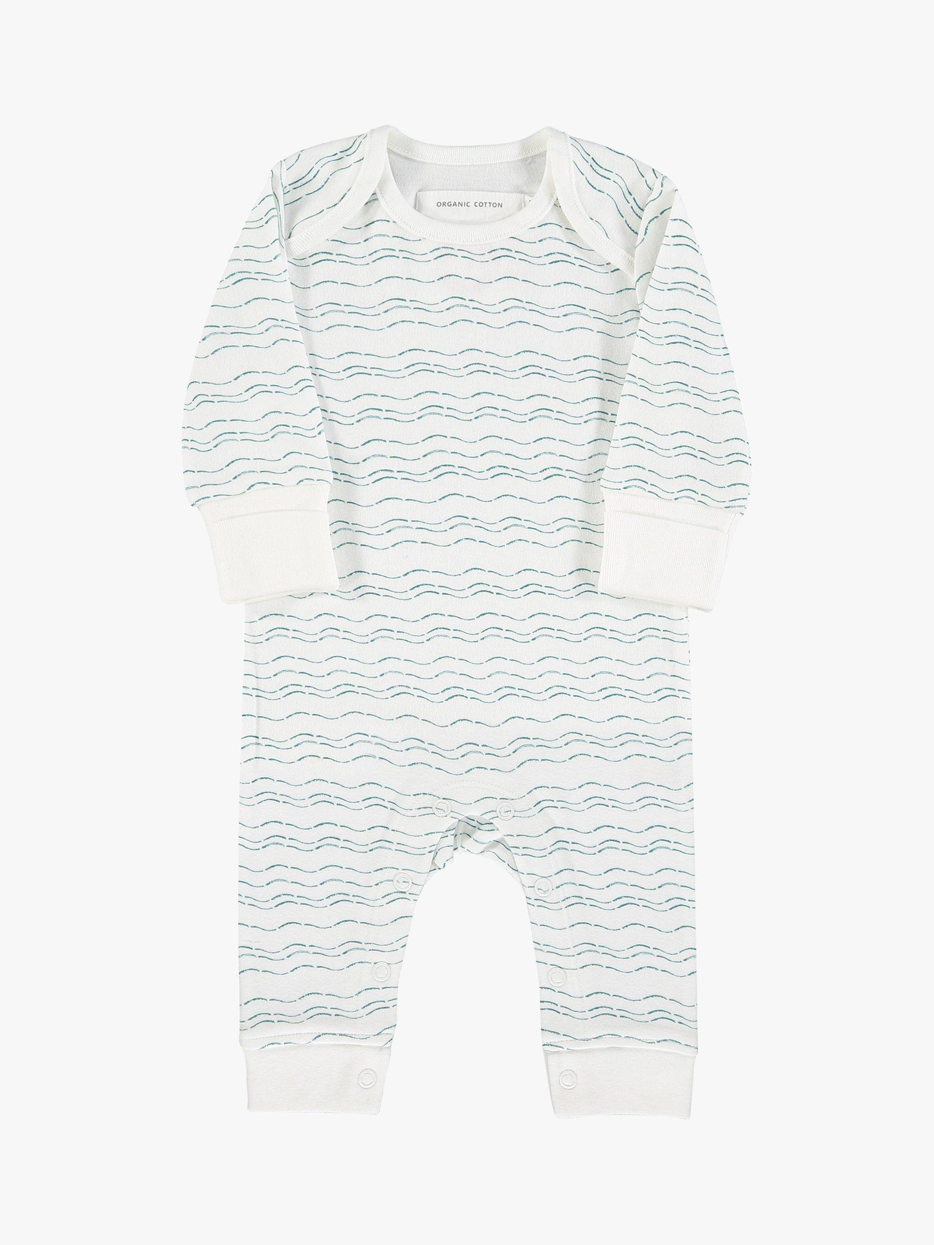 Product image 1 of 6, which shows From Babies with Love Baby Waves Of Joy Baby Grow, Neutral, 0-3 months