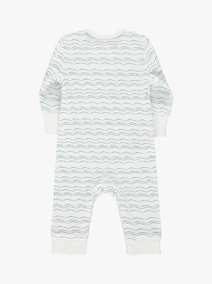 From Babies with Love Baby Waves Of Joy Baby Grow, Neutral - view 2, Neutral