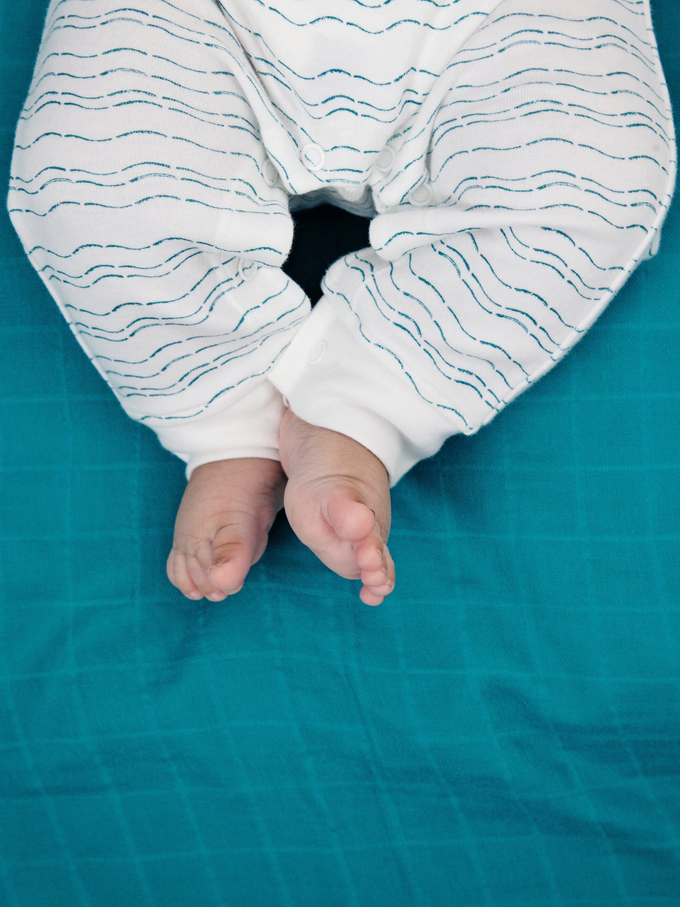 Product image 4 of 6, which shows From Babies with Love Baby Waves Of Joy Baby Grow, Neutral, 0-3 months