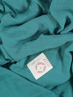 From Babies with Love Waves Of Joy Baby Shawl, Teal - view 2, 