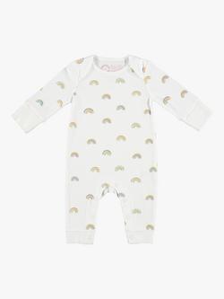 From Babies with Love Baby Kindness is Magic Rainbow Babygrow, Neutral - view 2, Neutral
