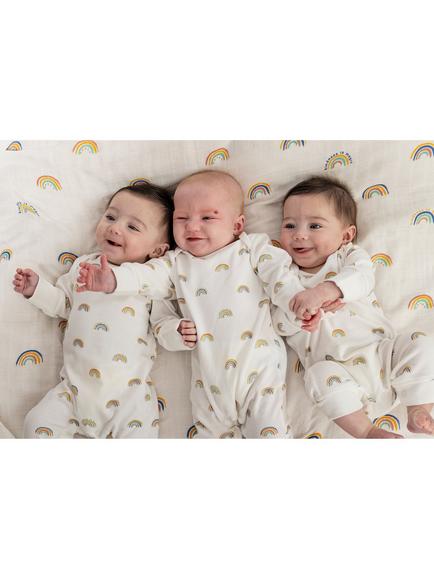 From Babies with Love Baby Kindness is Magic Rainbow Babygrow, Neutral, Neutral